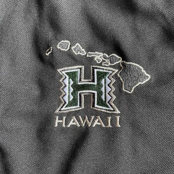 University of Hawaii Warriors, Black Polo Shirt, Dri-Tech, Size Large - Picture 5 of 5